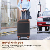 Hardshell Luggage Sets with Bags Lightweight Suitcase Double Spinner Wheels with TSA Lock ,Single N732P193484B