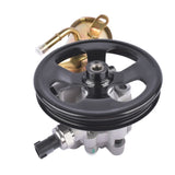 Power Steering Pump w/Pulley Reservoir Replacement for Toyota Echo Yaris L4 1.5L 44310-52090 22002857