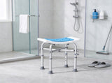 500 lbs Shower Chair, Adjustable Height Shower with Crossbar Support, Non-Slip Bench Bathtub 50489938