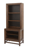 Bookcase Pier, No Assembly Required, Two-Tone Finish B108P163819