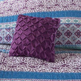 Twin/Twin XL Reversible Quilt Set with Throw Pillows B03596118
