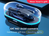 2026 2 Battery V20 RC Drone 6K HD Dual Camera WiFi FPV Foldable Quadcopter Camera Drone ,Logistic is 45945798