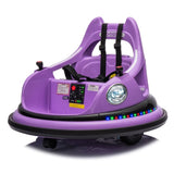 ZNTS 12V ride on bumper car for kids,electric car for kids,1.5-5 Years Old,W/Remote Control, LED Lights, W1578P198507