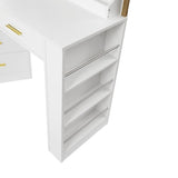 Modern White 8-Drawer Dresser for Bedroom - Ample Storage Wide Chest of Drawers, Sturdy & Safe W1785P239197