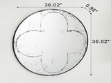 Round wall-mounted mirror Versatile Home Decor Ideal for bedrooms, living rooms, dining rooms, W3935P481189