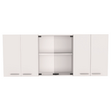 Wall cabinet 24" H, four Doors, with internal Shelves and internal plate and glass organizer, B097133120