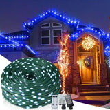 ZNTS Christmas Rope Lights,1000LED/328Ft Outdoor Decorative String Strobe with 8 Modes/Remote/IP67 75926382