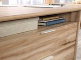 L-Shaped Desk, Brown finish B356P402770