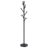 Black Coat Rack with 18 Hooks B062P145421