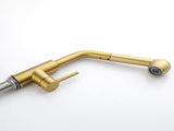 Single-Handle Pull-Out Sprayer Kitchen Faucet in Stainless Gold 63433235
