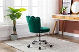 ZNTS COOLMORE Swivel Shell Chair for Living Room/Bed Room, Modern Leisure office Chair Green W39523201