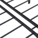King Size Bed Frame , Heavy Duty Metal Bed Frame , Quick & Easy Assembly, No Noise, Black W311P282481