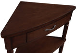 33.8'' Small Triangle Table, Wood Side Table for Small Spaces/ Living Room, 3 Tier End W1202P155411
