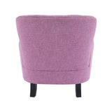 Mirod Vintage-Inspired Upholstered Lounge Chair with Nailhead Trim ,Solid Wood Legs for Stability N760P253374P