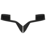 2Pcs Black Hood Mirrors Assembly Fit for Volvo VNL 2000-2015, Pair of Heavy Truck Mirror with W1155P332716