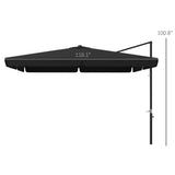 ZNTS Outdoor beach umbrella/Sun Umbrella （Prohibited by WalMart） 83425403