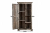 Tall Storage Cabinet Barn Door Storage Country Wood Rustic Farmhouse Pantry Cupboard Barn Door W2275P149117