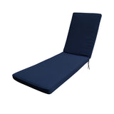 ZNTS Outdoor Lounge Chair Cushion Replacement Patio Funiture Seat Cushion Chaise Lounge Cushion,NAVY BLUE 46805925