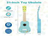 21-Inch Kids Ukulele - Lightweight Compact Design, Premium Basswood Body with Nylon Strings 36165828