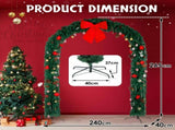 240*40*265cm PVC Christmas Arch 92926836
