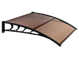100 x 96cm Household Application Door & Window Rain Cover Eaves Brown Board & 48053993