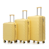3 in 1 ABS&PC Trolley Box 20in 24in 28in Trolley Box Iron Tie Rod ABSPC Alloy Wine Yellow 40132619