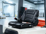 Universal Forklift & Tractor Seat, Adjustable Back with Micro Switch, 6.3-13.4" Slot for Loader & 46034048