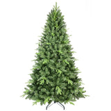 Artificial 6ft Green Christmas Tree with 1339PVC/Hard Needle Mixed Branch Tips, memory wireiron 65126189