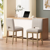 27 Inch Counter Stools, Set of 2,Fabric 72489.00WHEAT