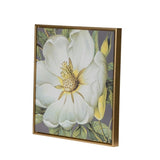 Set of 4 White and Gold Botanical Wall Art Prints, Home Decor for Living Room Dining Room Bedroom W2078127367