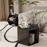 47.24'' Hexagonal Coffee Table Side Table Nightstand Burmese Sumac 2PCS W757P164918