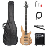 ZNTS GIB 5 String Full Size Electric Bass Guitar SS Pickups and Amp Kit for 92408941