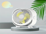 New desktop small fan Rechargeable desktop fan Portable office student dormitory home mini fan 34964222