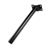 ZNTS Commercial Solar Street Light LED Outdoor Mounting Pole 50cm Black 62979193