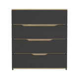 Zoe Dresser, Superior Top, Four Drawers -Black / Light Oak B20092120