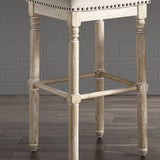 Arnhem Wood Upholstered Bar Stools, Set of 2, Tan T2574P164816