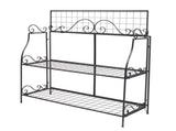 Paint With Lace Three-Tier Plant Stand Black 26856856