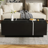 U-Can 47.2''-72.7'' Extendable Table, Multi-Functional Table with High-Gloss Finish, N724P292070B