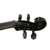 ZNTS New 3/4 Acoustic Violin Case Bow Rosin Black 59680382