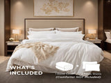 1-Pack White & Pink 3-Piece Bedding Set Solid duvet cover set includes one duvet cover and two 84275267