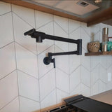 Pot Filler Faucet Wall Mount,Commercial Kitchen Faucet Folding Stretchable with Double Joint Swing T3177P277526