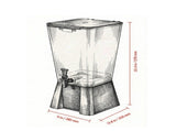 5 Gallon Beverage Dispenser with No-Drip Spigot, Plastic Drink Dispenser for Iced Tea, Lemonade, 48445619