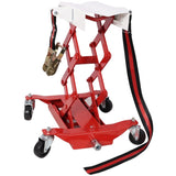 450 Lbs Capacity Low Lift Transmission Jack, With Nylon Safety Strap, Used For Transmissions & Gas W465P262030
