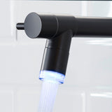 LED Commercial Kitchen Faucet with Pull Down Sprayer, Single Handle Single Lever Kitchen Sink Faucet W1932P172306