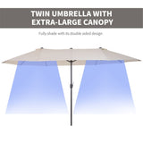 Outdoor beach umbrella/ Double-SidedMarket Umbrella 99467900