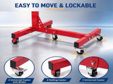 1500 lbs Engine Stand, Foldable, Red Engine Repair Tool 70834195