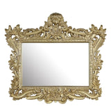 ZNTS ACME Bernadette MIRROR Gold Finish BD01476