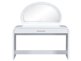 39" Makeup Vanity Table with Mirror Touch Screen Lighted Mirror, Dressing Table with Drawer for N704P196658K
