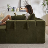 Modern Chenille Upholstered Sectional Couch Set,Modular 108" L Shaped Sectional Living Room W834P240007