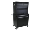 High Capacity Rolling Tool Chest with Wheels and Drawers, 6-Drawer Tool Storage Cabinet--BLACK 71777023